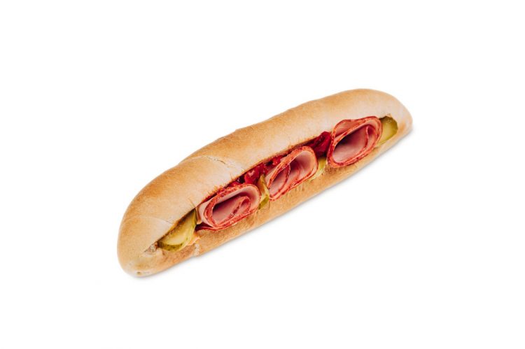 Bageta s debrecínkou pikant