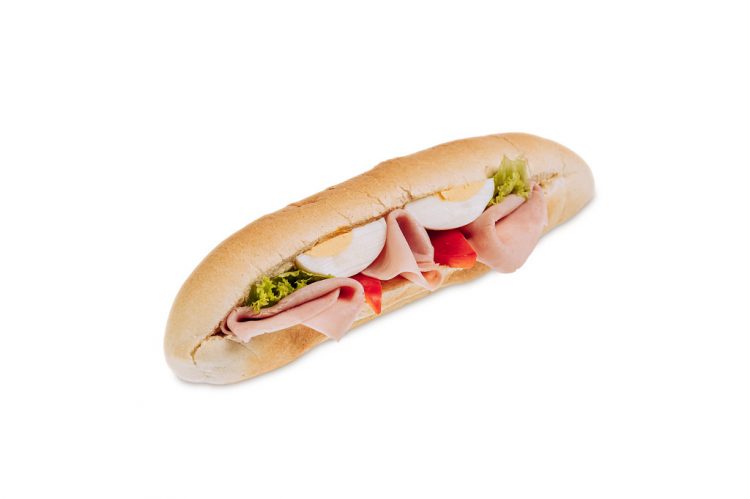 Šunková bageta na másle